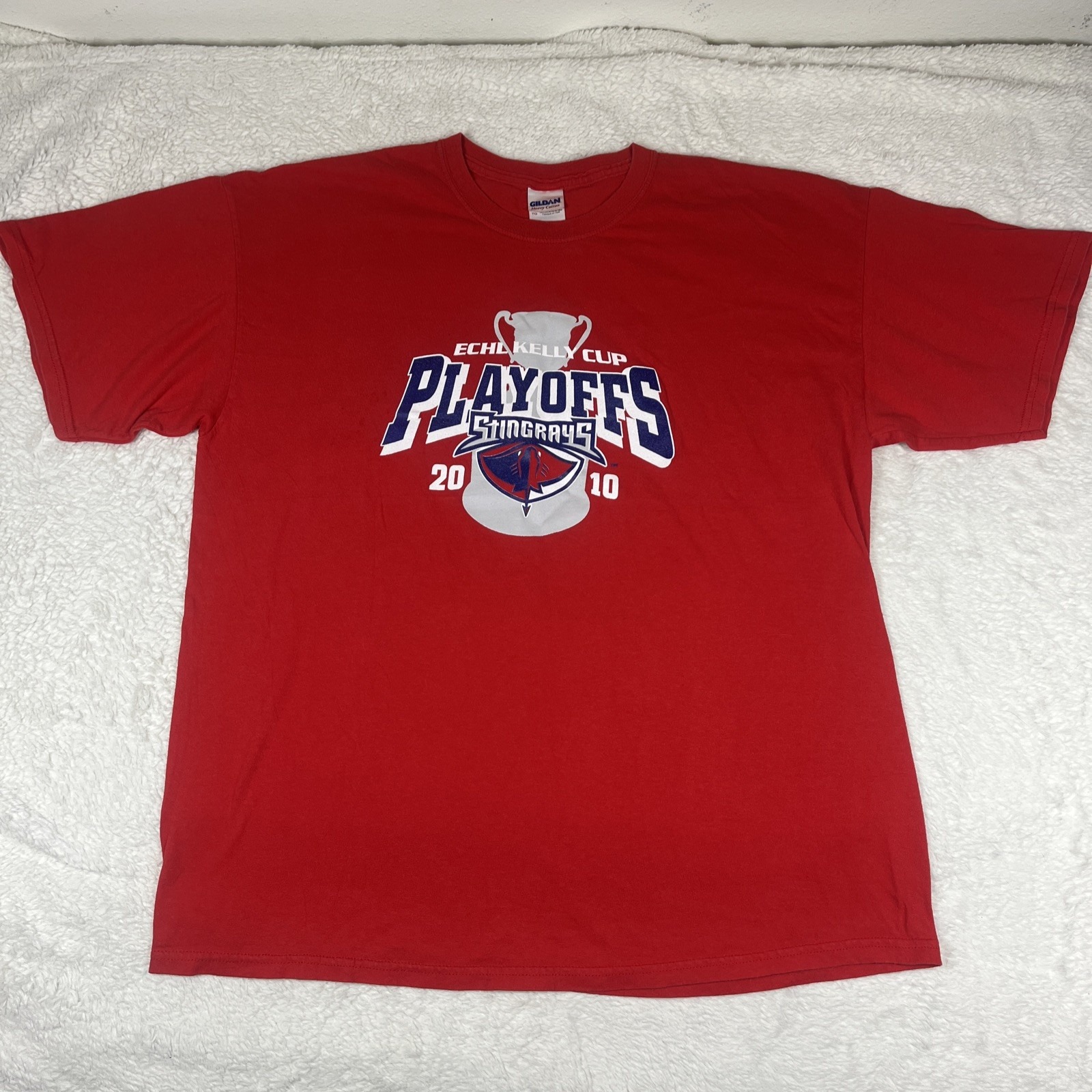 Echl Kelly Cup 2010 T Shirt Xl Hockey Minors South Carolina Stingrays Playoffs